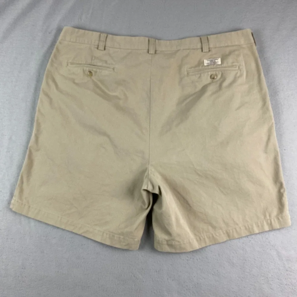 Vintage Polo Ralph Lauren Tyler Shorts Mens 44 Khaki Pleated Chino 8
